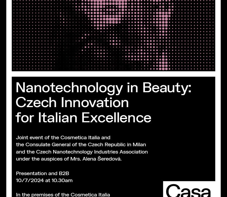 Pozvánka: Nanotechnologie v kráse – České inovace pro italskou kosmetiku